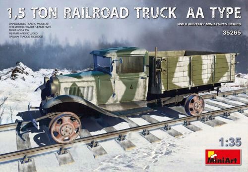 MiniArt 35265 1,5 Ton Railroad Truck AA Type