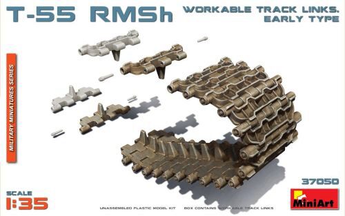 MiniArt 37050 T-55 RMSh Workable Track Links.Early Typ