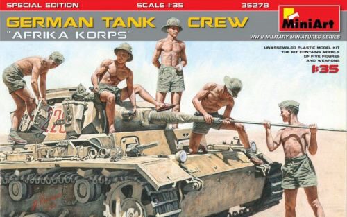 MiniArt 35278 German Tank Crew "Afrika Korps" Special Edition