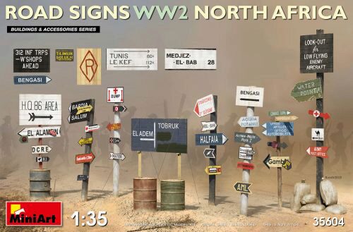 MiniArt 35604 Road Signs WW2 (N.Africa)