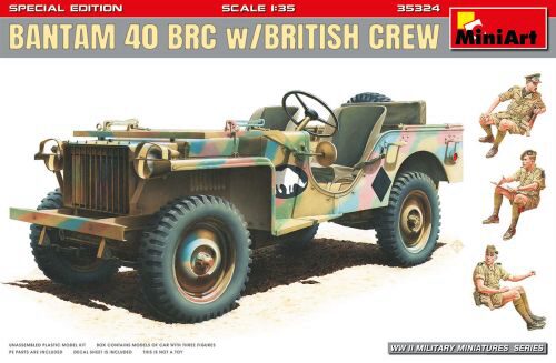 MiniArt 35324 Bantam 40 BRC w/British Crew. Special Edition