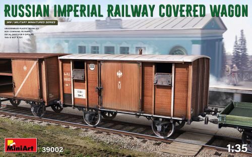 MiniArt 39002 Russian Imperial Railway Covered Wagon