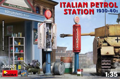 MiniArt 35620 Italian Petrol Station 1930-40s