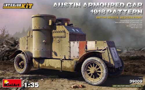 MiniArt 39009 Austin Armoured Car 1918 Pattern. British Service. Western Front . Interior Kit