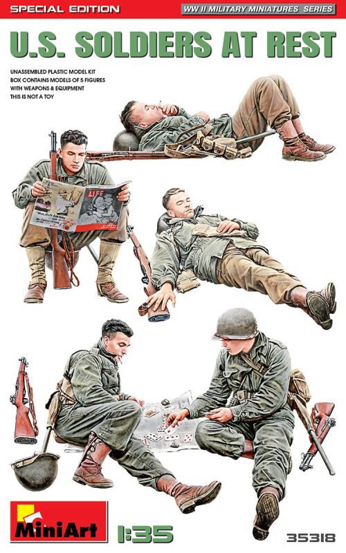 MiniArt 35318 U.S. Soldiers at Rest. Special Edition