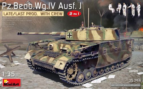 MiniArt 35344 Pz.Beob.Wg.IV Ausf. J Late/Last Prod. 2 in 1 w/Crew