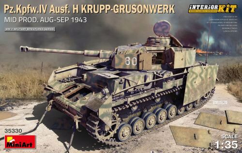 MiniArt 35330 Pz.Kpfw.IV Ausf. H Krupp-Grusonwerk. Mid Prod. (Aug-Sep 1943) Interior Kit