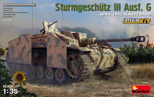 MiniArt 35338 Sturmgeschutz III Ausf. G April 1943 Alkett Prod. Interior Kit