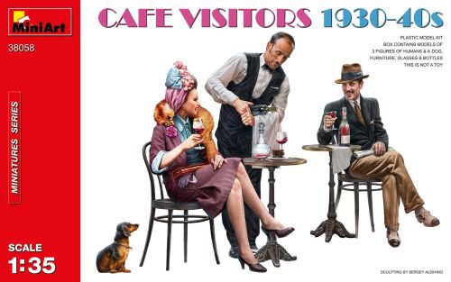 MiniArt 38058 Cafe Visitors 1930-40s