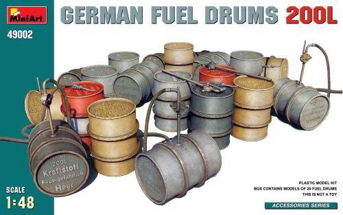 MiniArt 49002 German Fuel Drums 200L