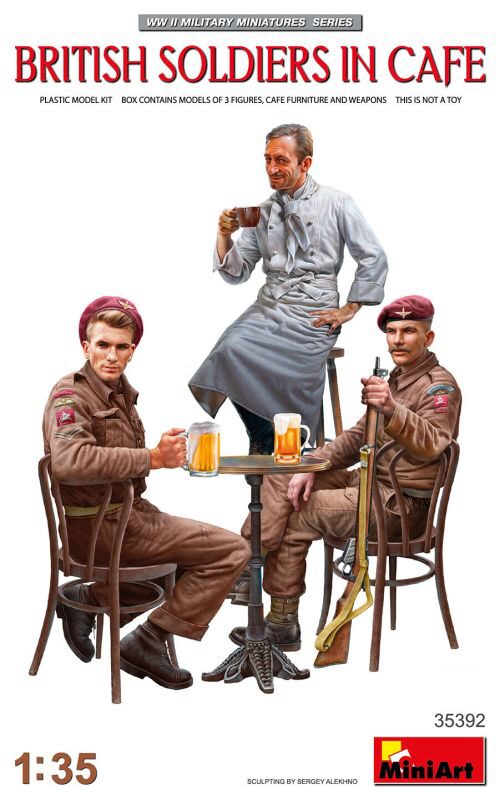 MiniArt 35392 British Soldiers in Cafe