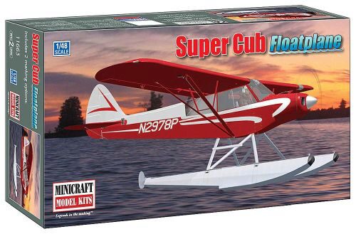 MiniCraft 581663 1/48 Piper Super Cub Wasserflugzeug
