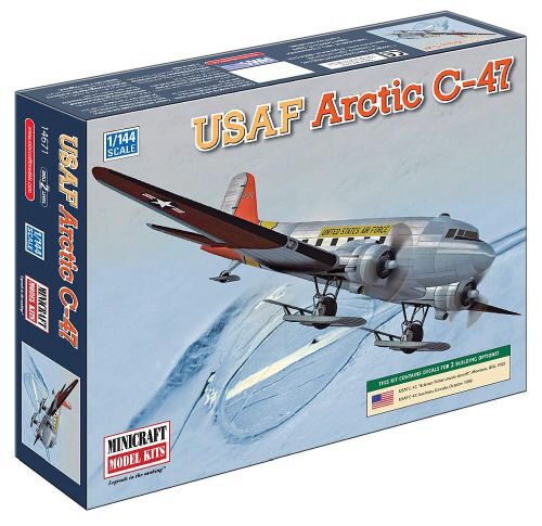 MiniCraft 584671 1/144 C-47 Arctic R4F USAF