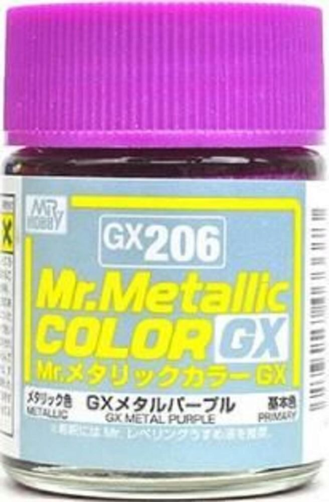 Mr Hobby - Gunze GX-206 Mr. Metallic Color GX (18 ml) Metal Purple