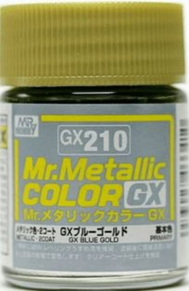 Mr Hobby - Gunze GX-210 Mr. Metallic Color GX (18 ml) Blue Gold