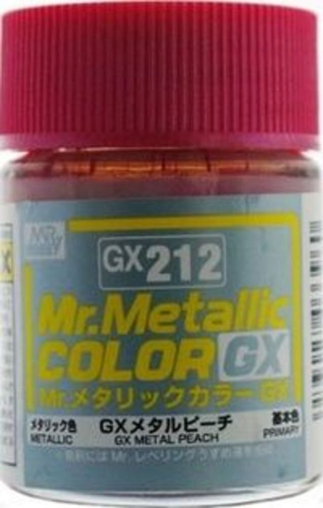 Mr Hobby - Gunze GX-212 Mr. Metallic Color GX (18 ml) Metal Peach