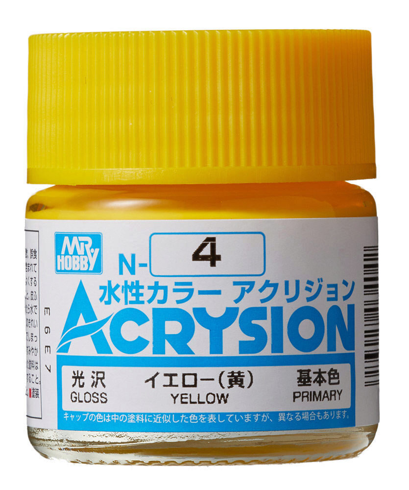 Mr Hobby - Gunze N-004 Acrysion (10 ml) Yellow glänzend
