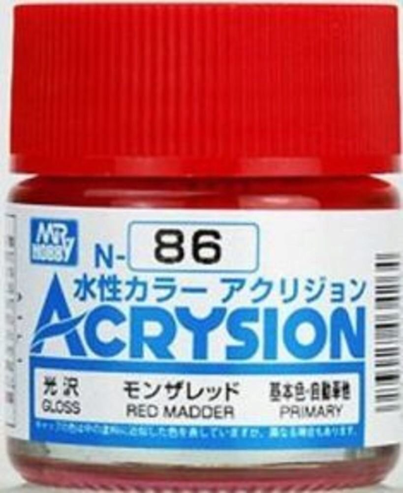 Mr Hobby - Gunze N-086 Acrysion (10 ml) Red Madder glänzend