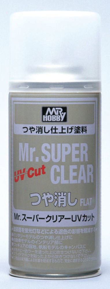 Mr Hobby - Gunze B-523 Mr. Super Clear UV Cut Flat Spray (170 ml)