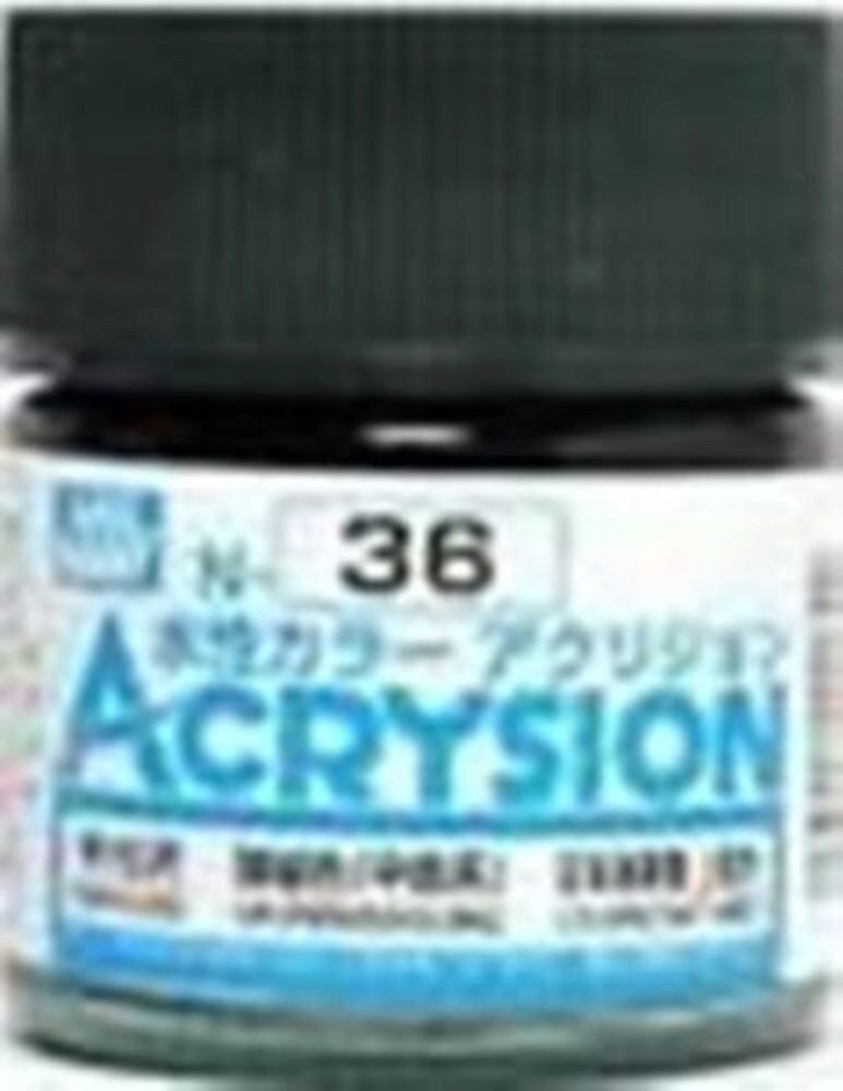 Mr Hobby - Gunze N-036 Acrysion (10 ml) IJN Green (Nakajima) seidenmatt