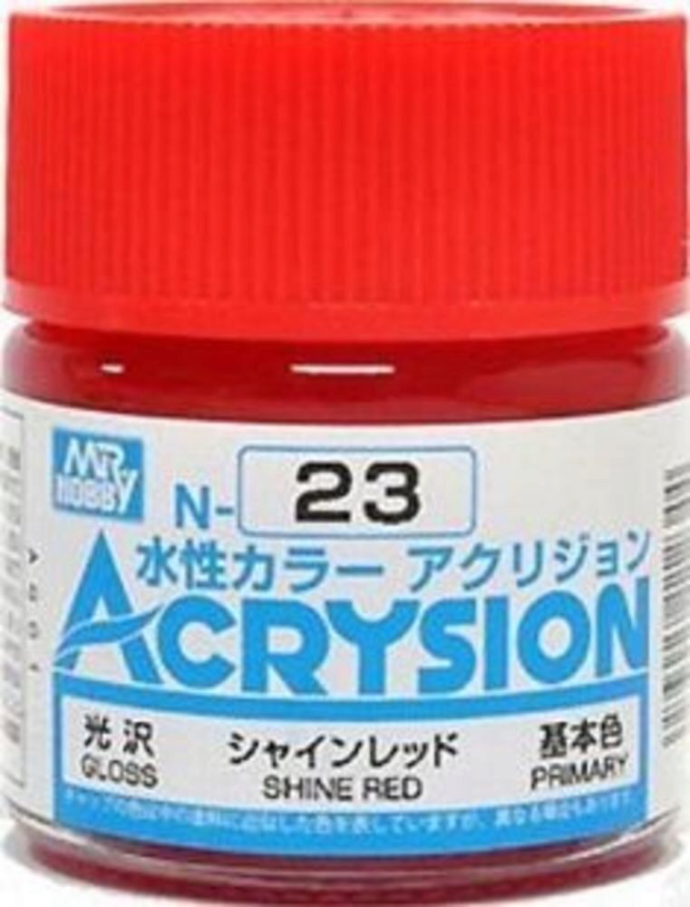 Mr Hobby - Gunze N-023 Acrysion (10 ml) Shine Red glänzend
