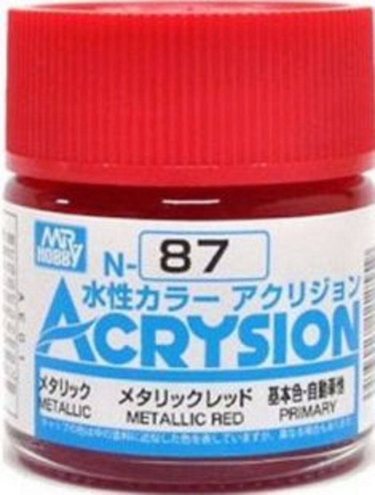 Mr Hobby - Gunze N-087 Acrysion (10 ml) Metallic Red metallic