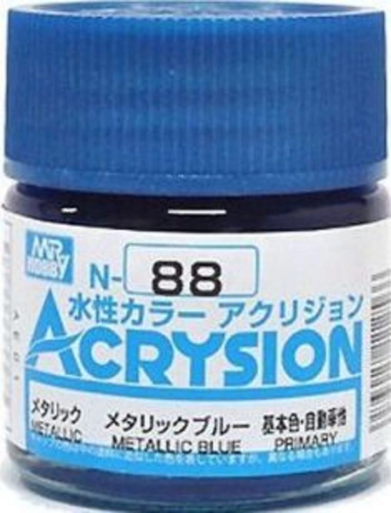 Mr Hobby - Gunze N-088 Acrysion (10 ml) Metallic Blue metallic