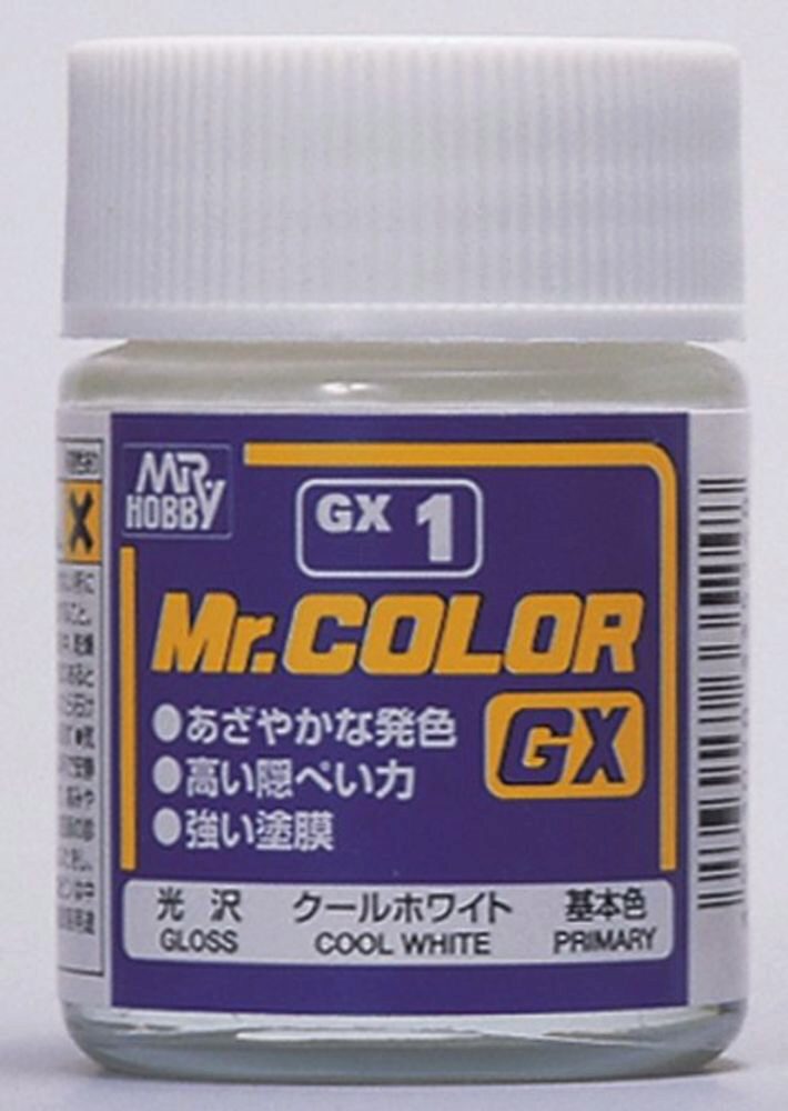 Mr Hobby - Gunze GX-1 Mr. Color GX (18 ml) Cool White