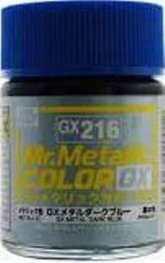 Mr Hobby - Gunze GX-216 Mr. Metallic Color GX (18 ml) Metal Dark Blue