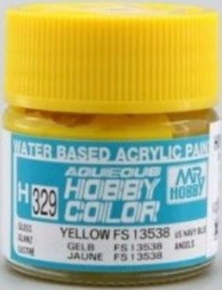 Mr Hobby - Gunze H-329 Aqueous Hobby Colors (10 ml) Yellow  glänzend