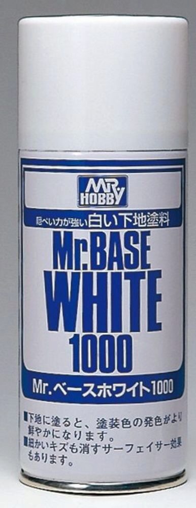 Mr Hobby - Gunze B-518 Mr. Base White 1000 Spray (180 ml)