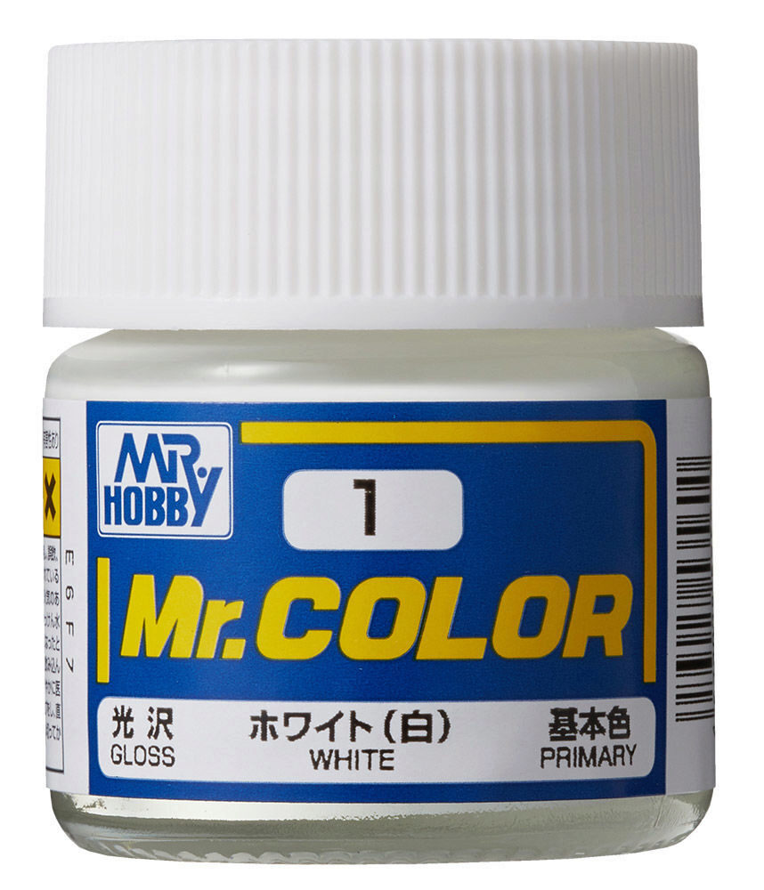 Mr Hobby - Gunze C-001 Mr. Color (10 ml) White glänzend