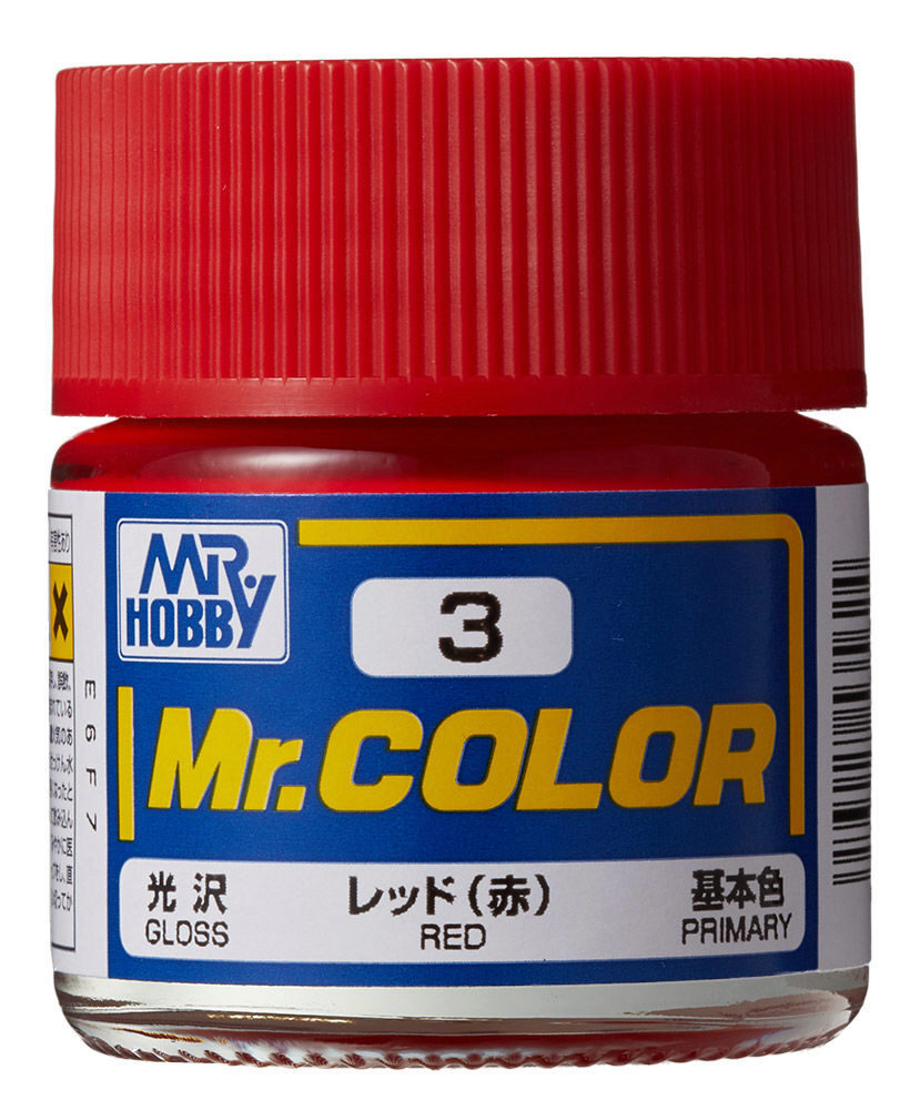 Mr Hobby - Gunze C-003 Mr. Color (10 ml) Red glänzend