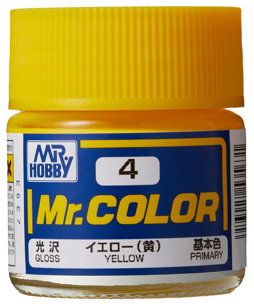 Mr Hobby - Gunze C-004 Mr. Color (10 ml) Yellow glänzend