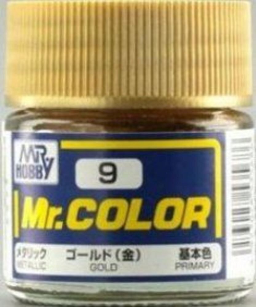 Mr Hobby - Gunze C-009 Mr. Color (10 ml) Gold metallic