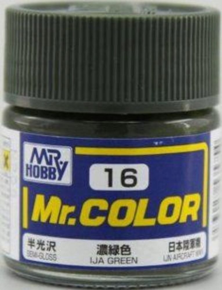 Mr Hobby - Gunze C-016 Mr. Color (10 ml) IJA Green seidenmatt