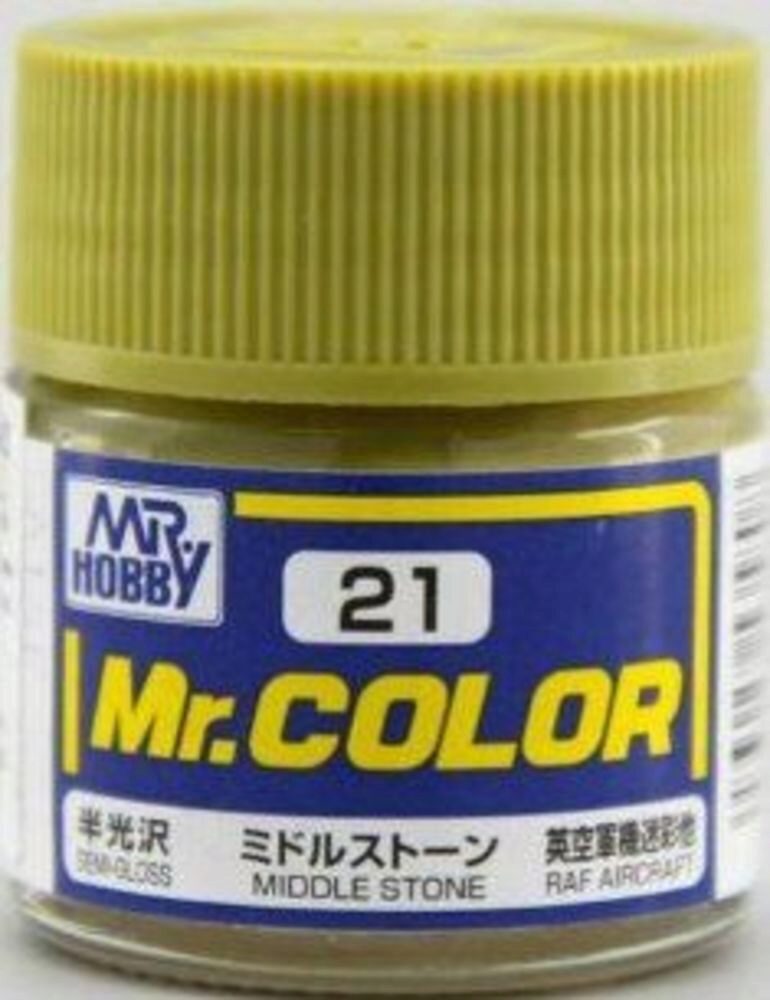 Mr Hobby - Gunze C-021 Mr. Color (10 ml) Middle Stone seidenmatt