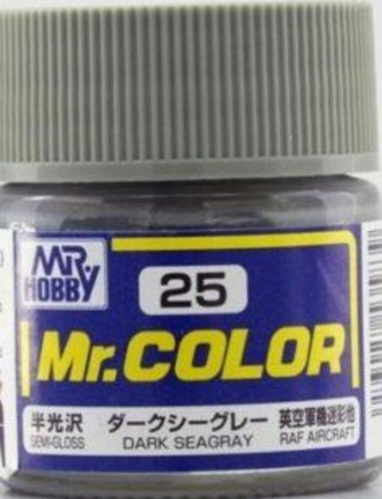 Mr Hobby - Gunze C-025 Mr. Color (10 ml) Dark Seagray seidenmatt