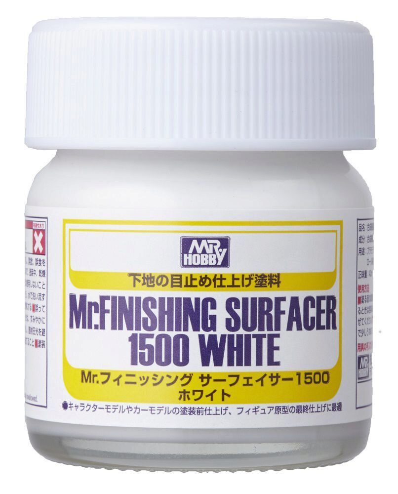 Mr Hobby - Gunze SF-291 Mr. Finishing Surfacer 1500 White (40ml)