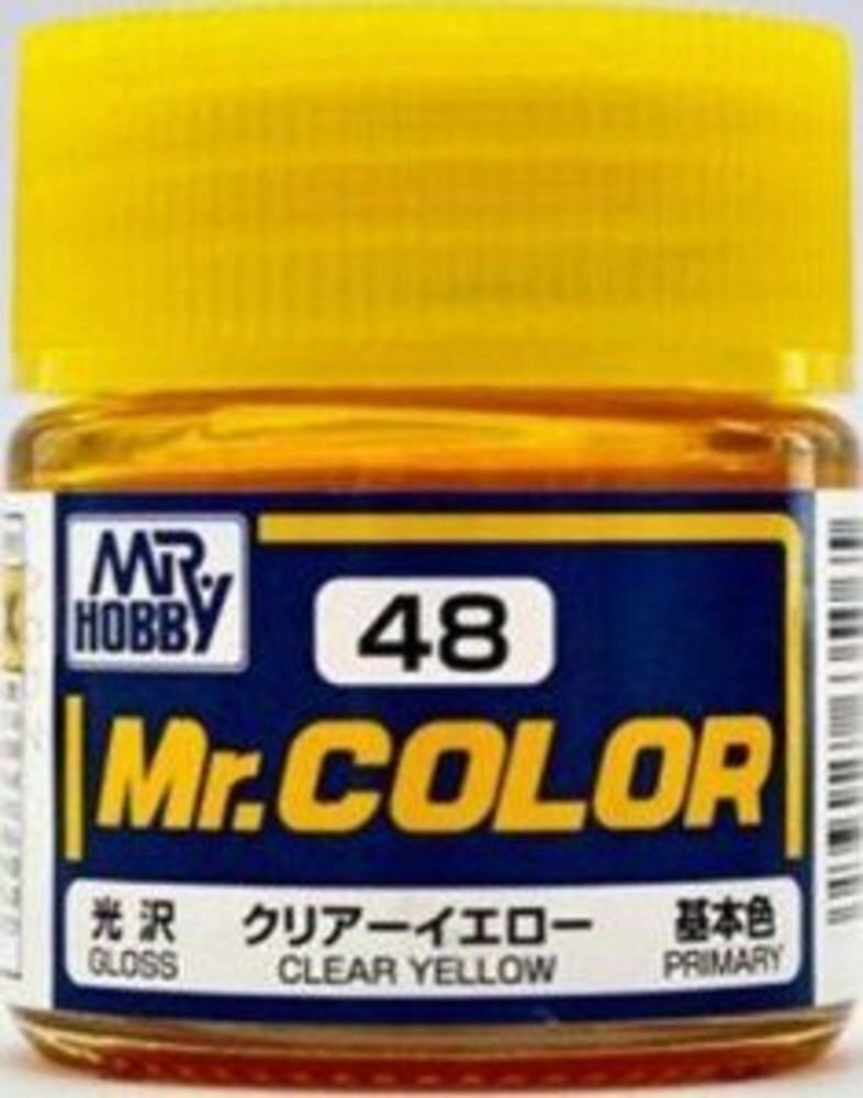 Mr Hobby - Gunze C-048 Mr. Color (10 ml) Clear Yellow glänzend