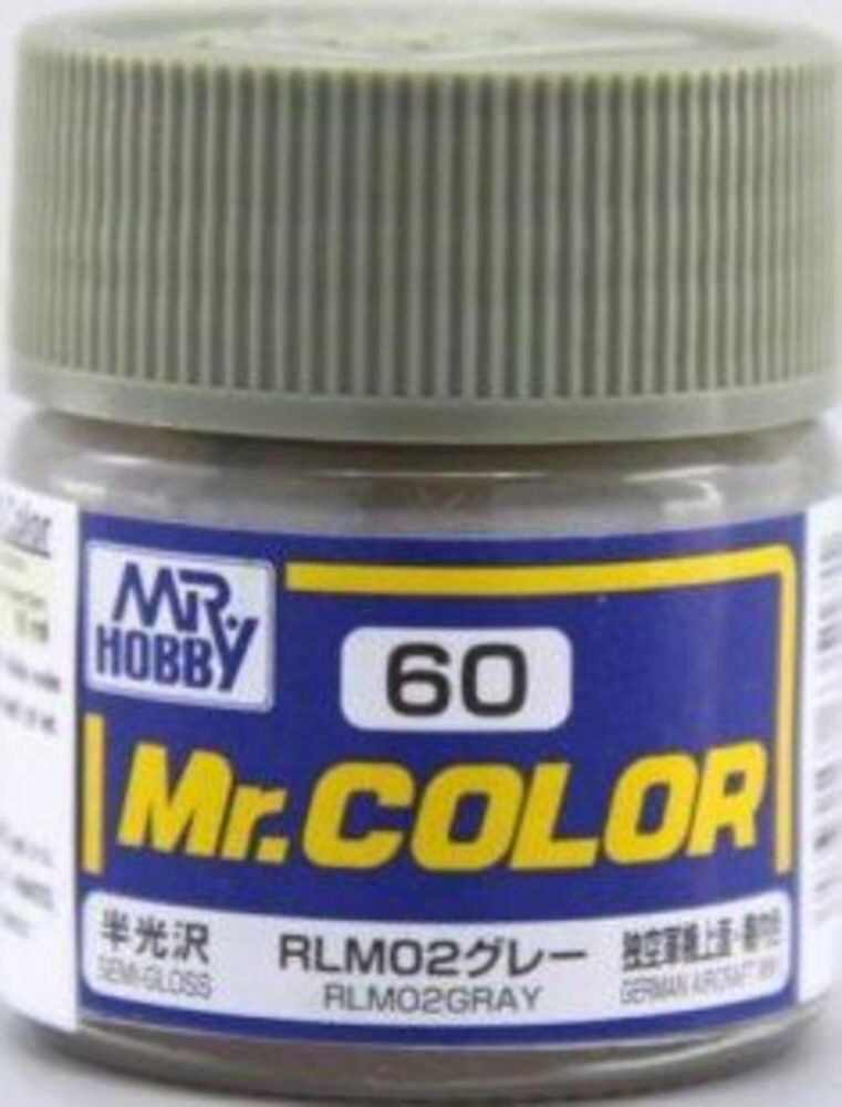 Mr Hobby - Gunze C-060 Mr. Color (10 ml) RLM02 Gray seidenmatt