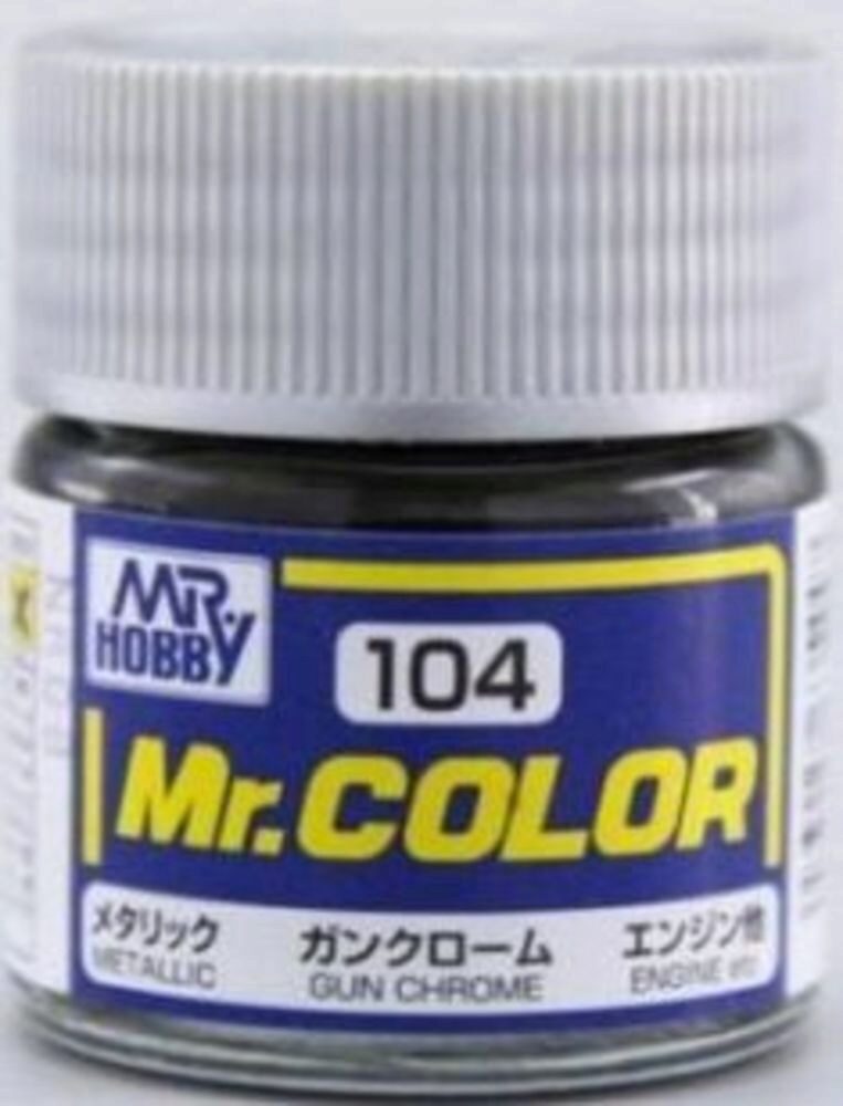 Mr Hobby - Gunze C-104 Mr. Color (10 ml) Gun Chrome