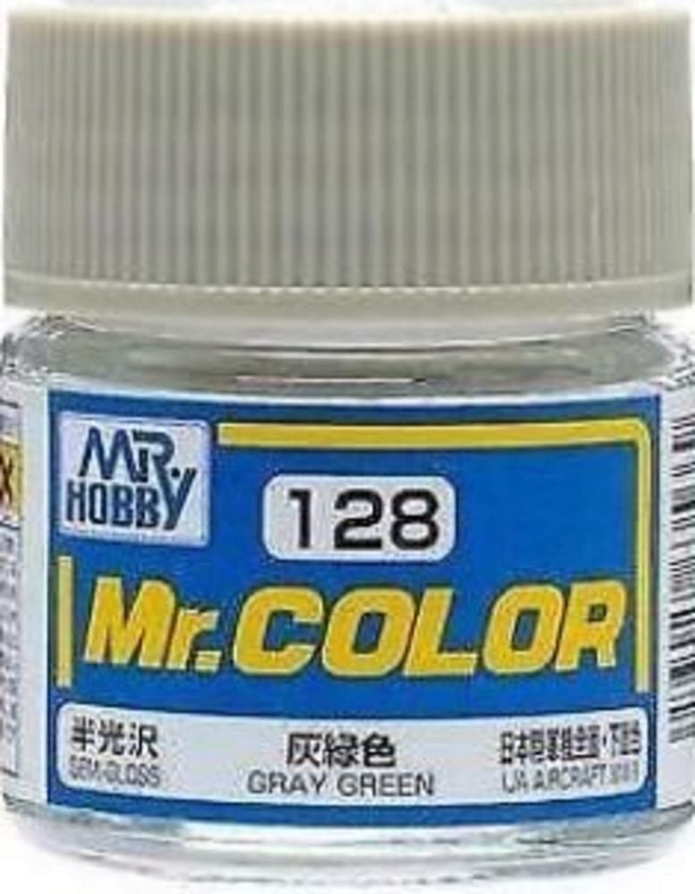 Mr Hobby - Gunze C-128 Mr. Color (10 ml) Gray Green seidenmatt