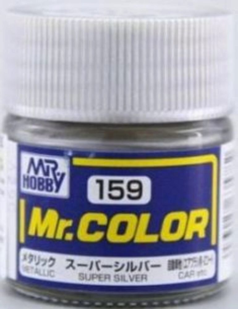 Mr Hobby - Gunze C-159 Mr. Color (10 ml) Super Silver metallic
