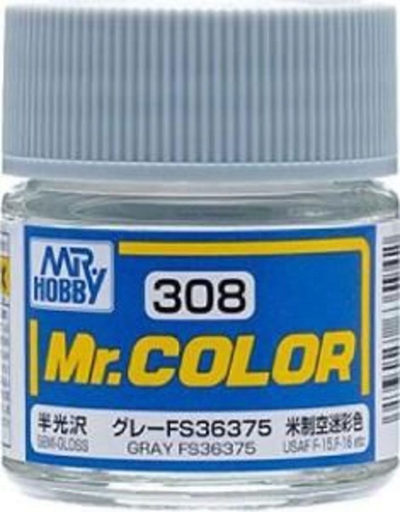 Mr Hobby - Gunze C-308 Mr. Color (10 ml) Gray seidenmatt