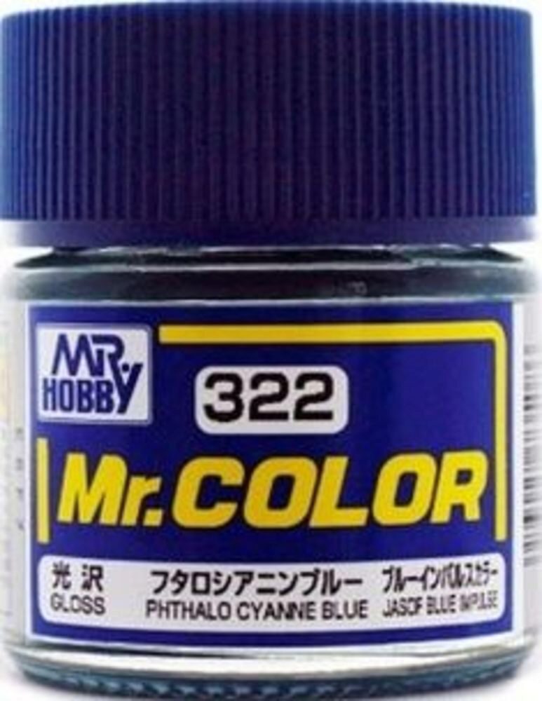 Mr Hobby - Gunze C-322 Mr. Color (10 ml) Phthalo Cyanne Blue glänzend