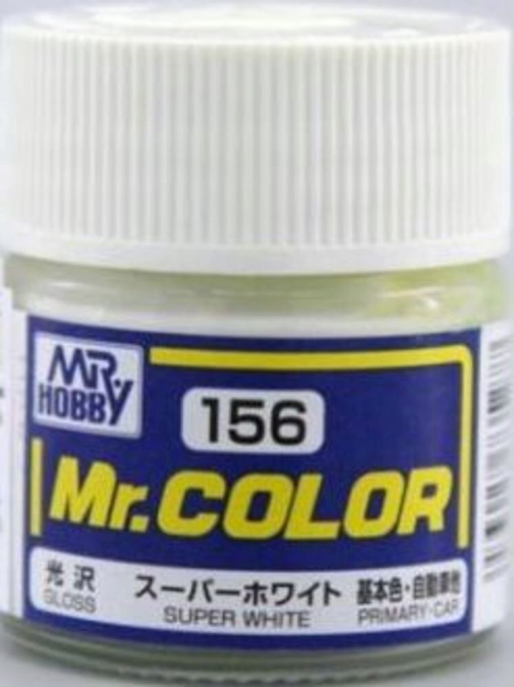 Mr Hobby - Gunze C-156 Mr. Color (10 ml) Super White IV glänzend