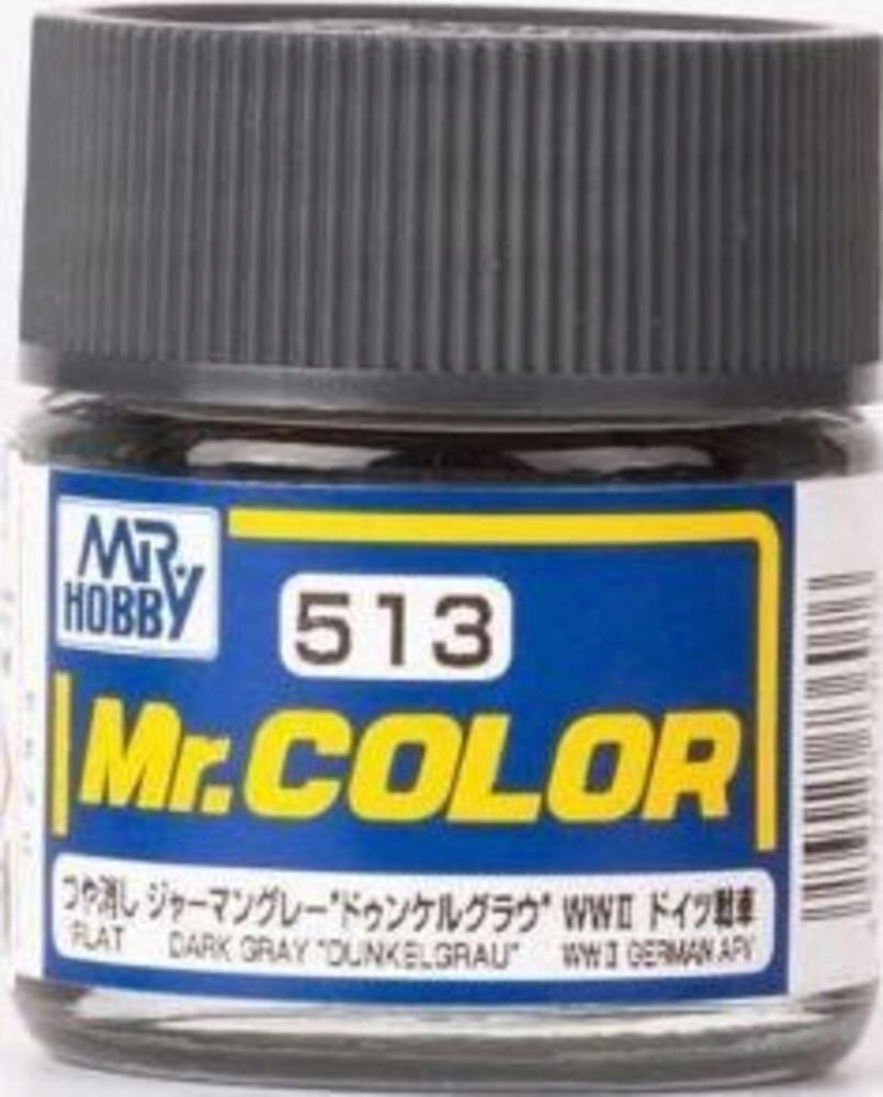 Mr Hobby - Gunze C-513 Mr. Color (10 ml) Dark Gray Dunkelgrau matt