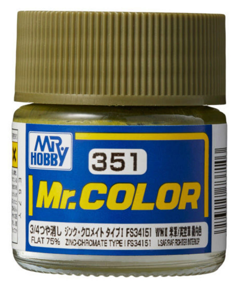 Mr Hobby - Gunze C-351 Mr. Color (10 ml) Zinc-Chromate Type