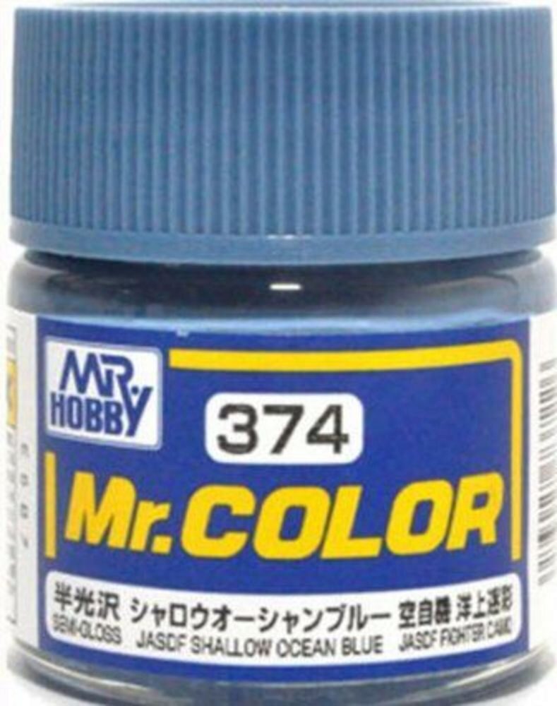Mr Hobby - Gunze C-374 Mr. Color (10 ml) JASDF Shallow Ocean Blue seidenmatt
